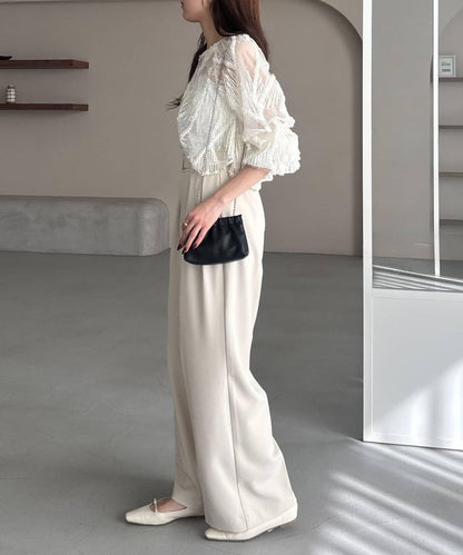 yuu企畫 不對稱腰部設計 褲子