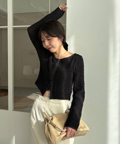 抽褶按扣設計 女式襯衫