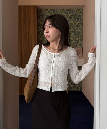 抽褶按扣設計 女式襯衫