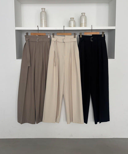 yuu企畫 不對稱腰部設計 褲子