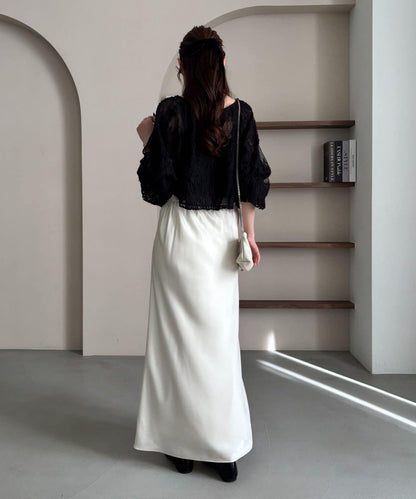 yuu企畫 提花透視襯衫