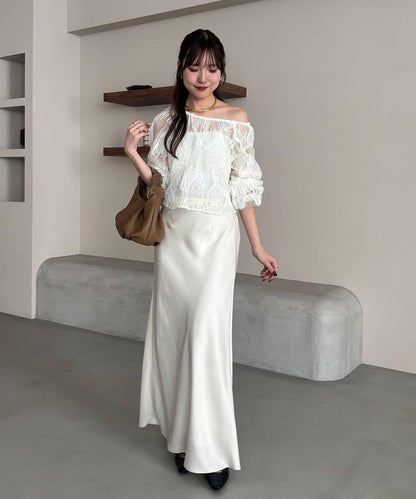 yuu企畫 提花透視襯衫