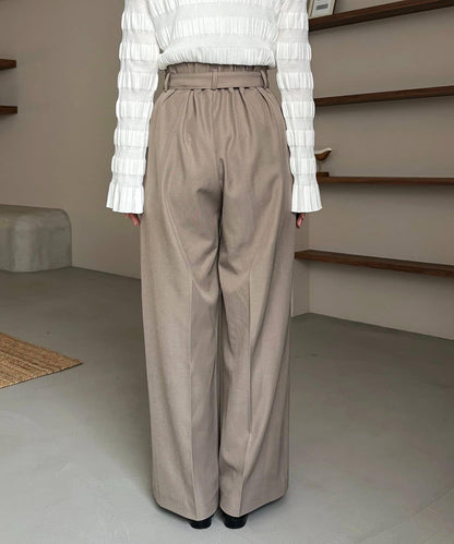 yuu企畫 不對稱腰部設計 褲子