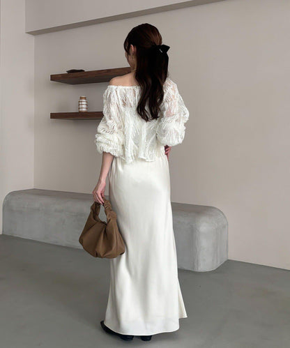 yuu企畫 提花透視襯衫