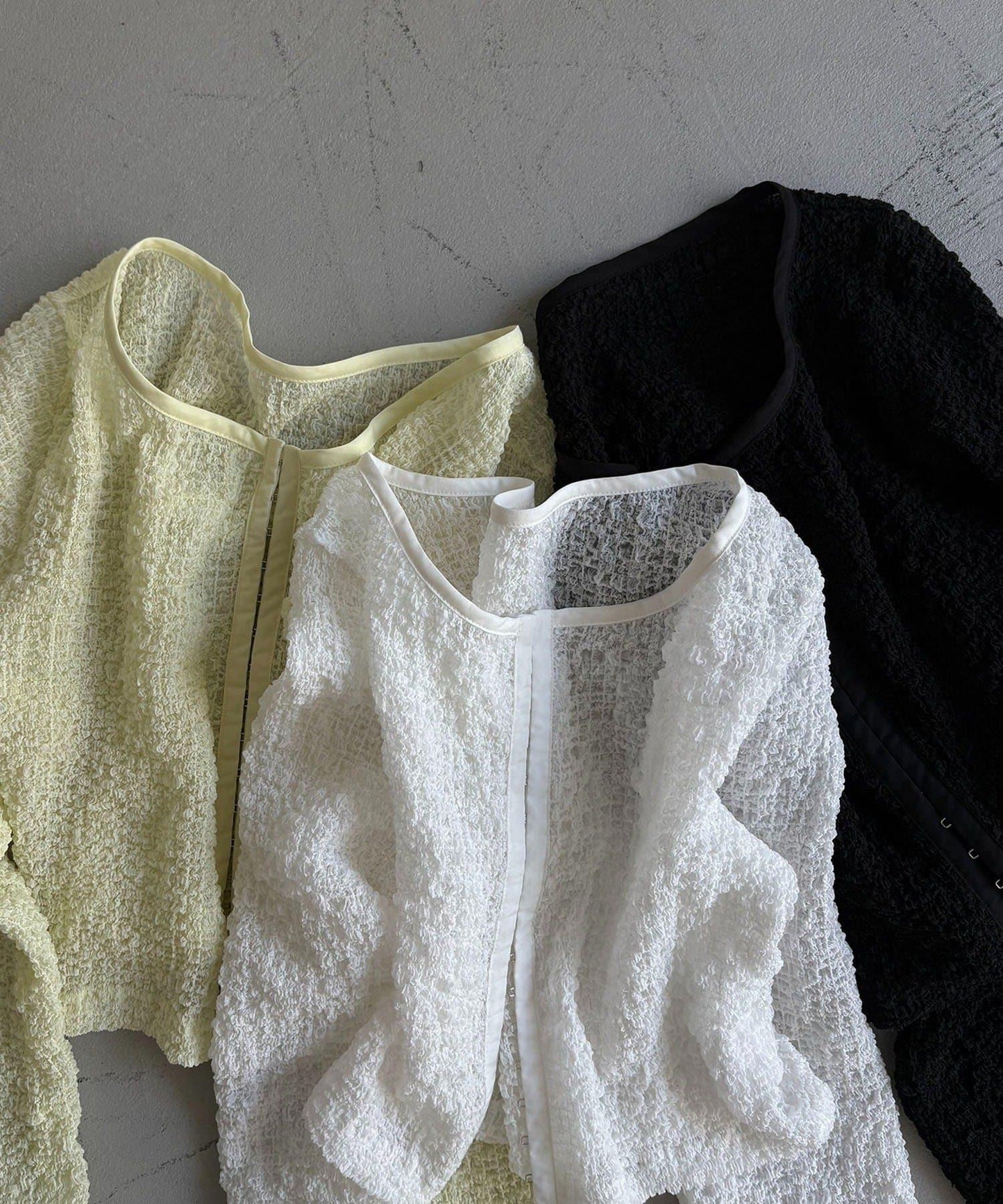 抽褶按扣設計 女式襯衫