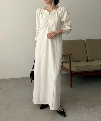 小個子尺碼可選 波浪領 褶皺 連衣裙