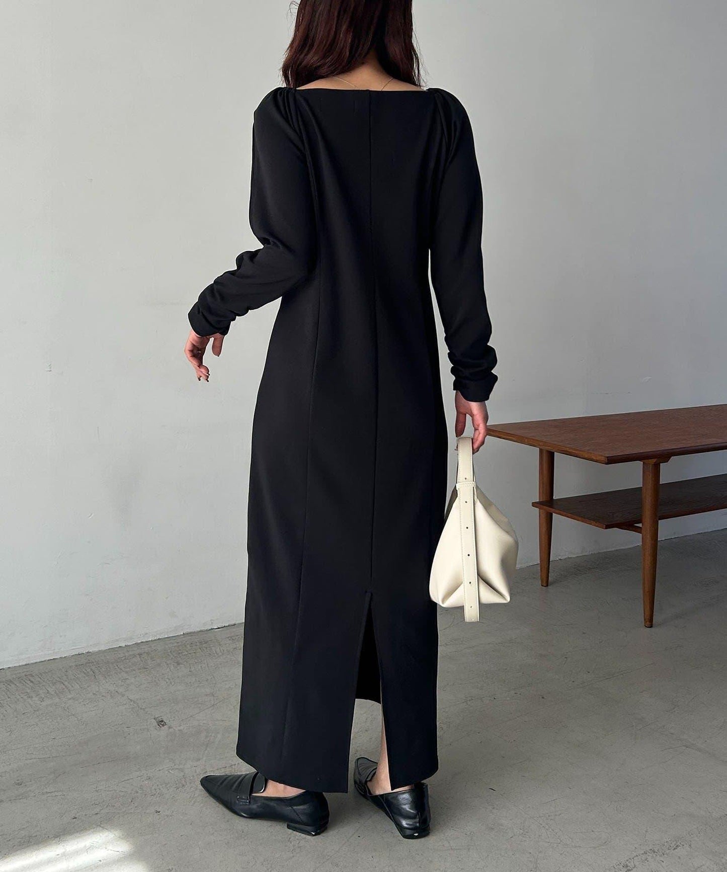 小個子尺碼可選 波浪領 褶皺 連衣裙