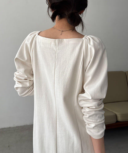 小個子尺碼可選 波浪領 褶皺 連衣裙