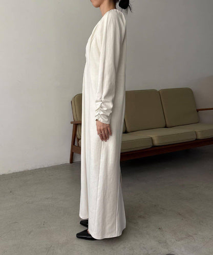 小個子尺碼可選 波浪領 褶皺 連衣裙