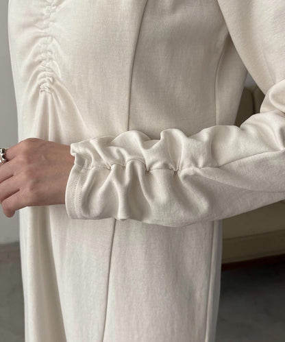 小個子尺碼可選 波浪領 褶皺 連衣裙