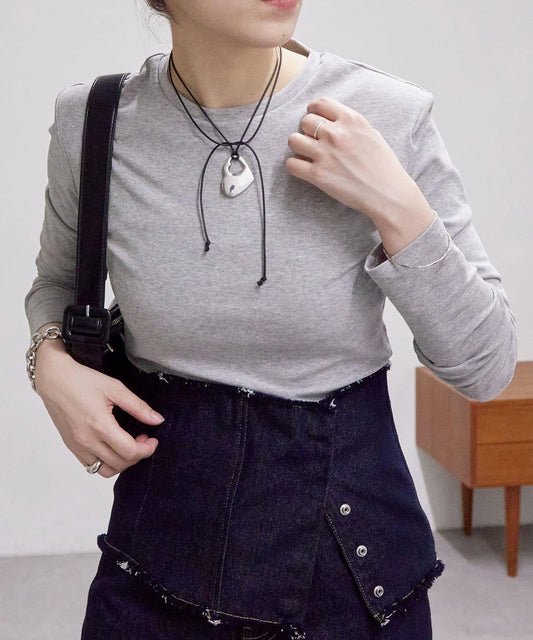 mystic 肩墊設計 長袖T恤