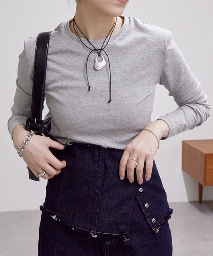 mystic 肩墊設計 長袖T恤