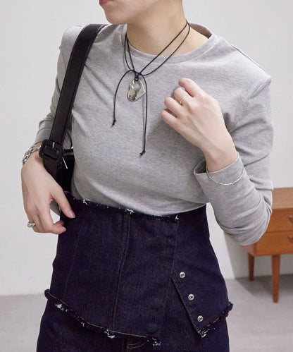 mystic 肩墊設計 長袖T恤