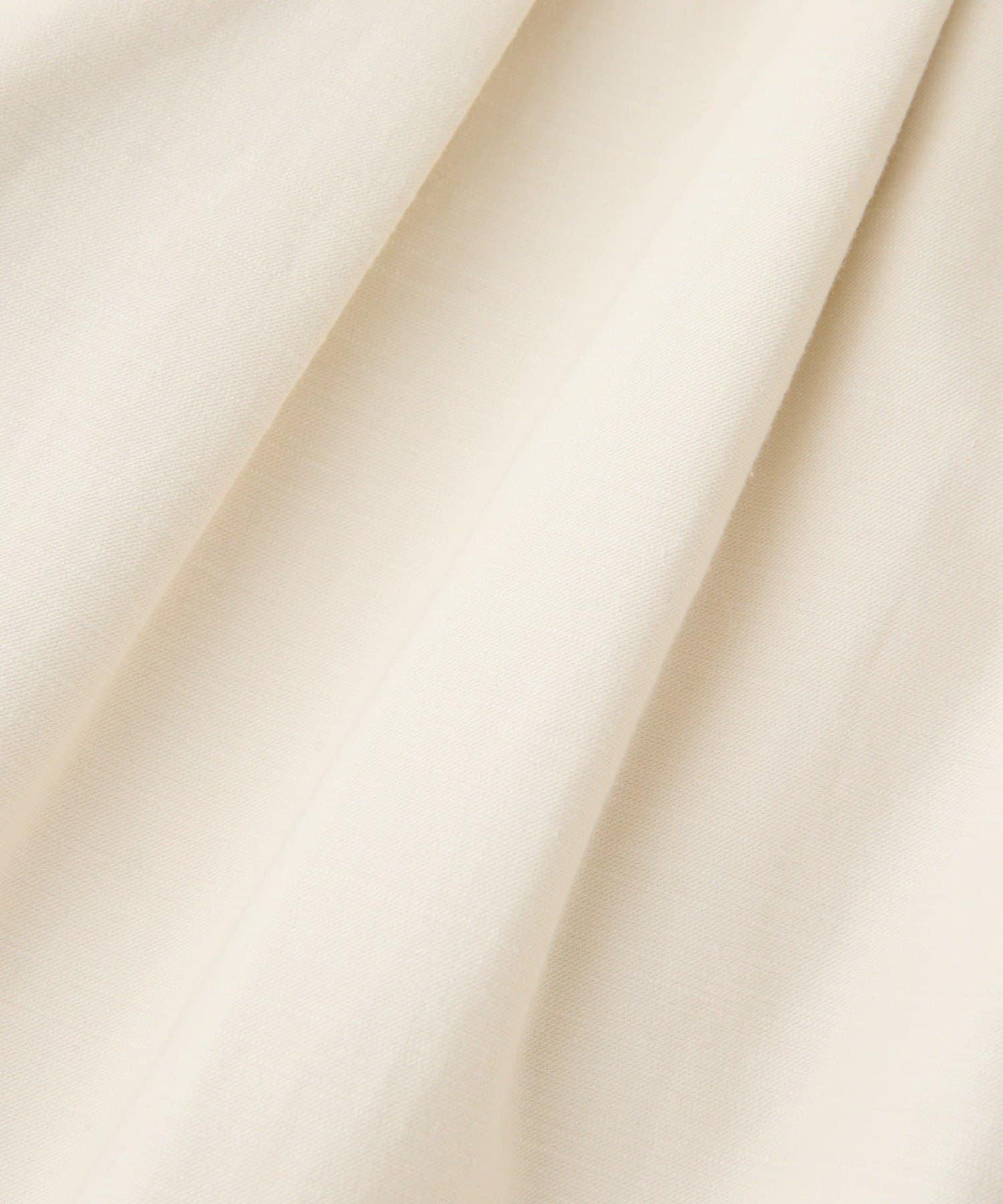 潮流風格 褶襉寬鬆 斜紋棉布 褲子