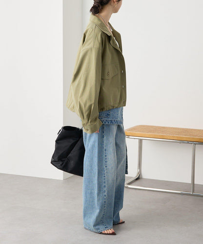 A・MONN(アモン) add 前中窄版設計 牛仔牛仔褲