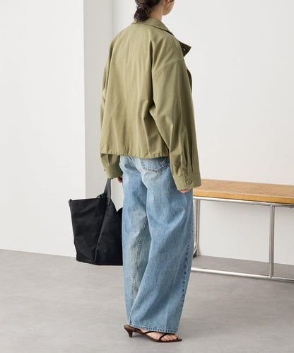 A・MONN(アモン) add 前中窄版設計 牛仔牛仔褲