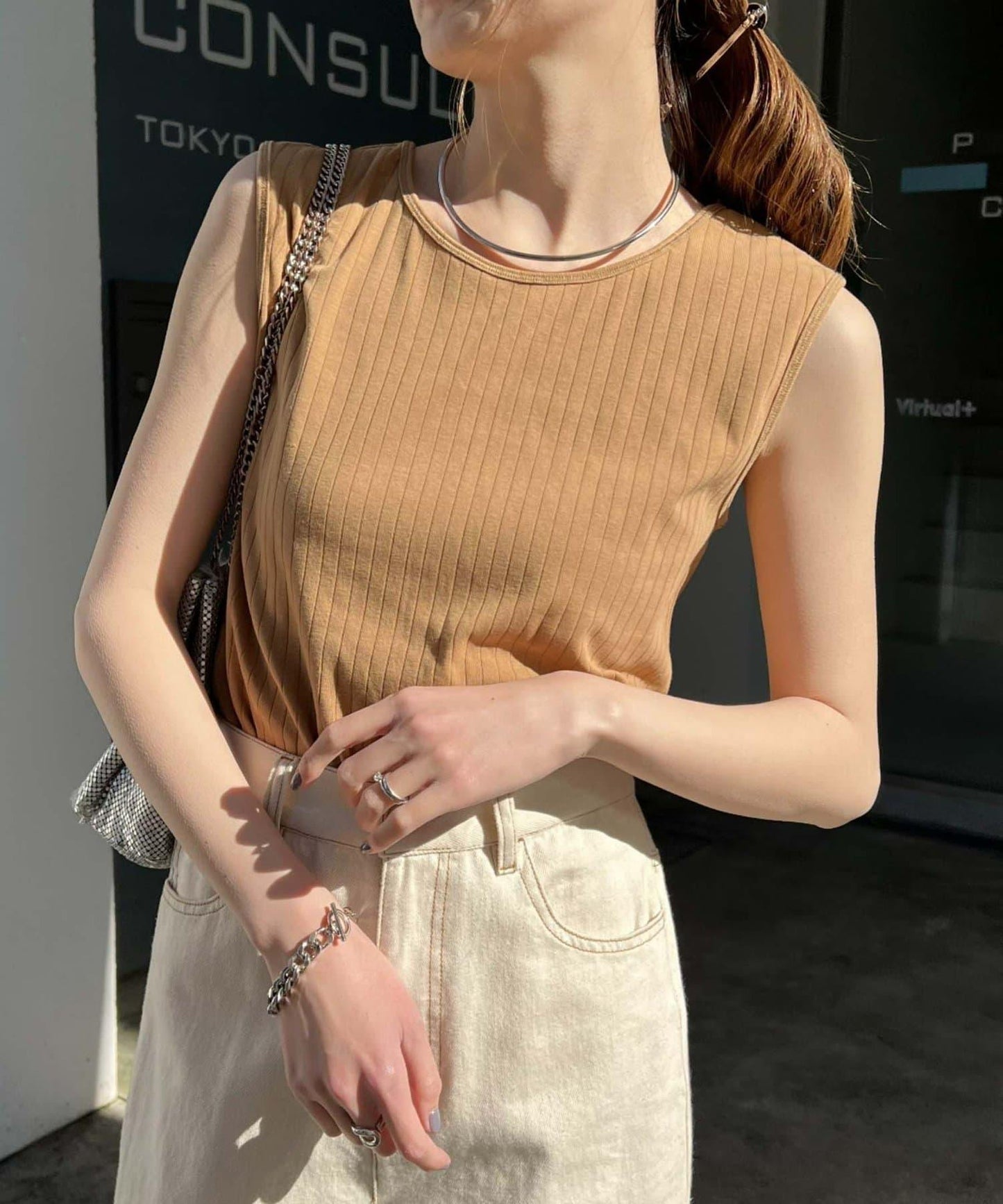 配色2WAY設計 背心