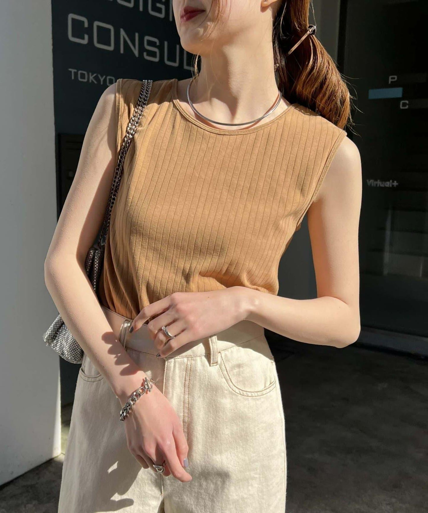 配色2WAY設計 背心