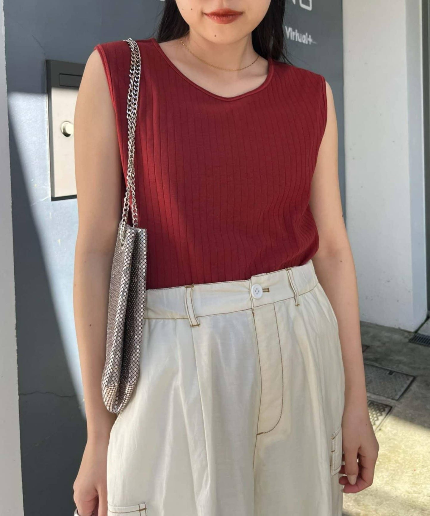 配色2WAY設計 背心