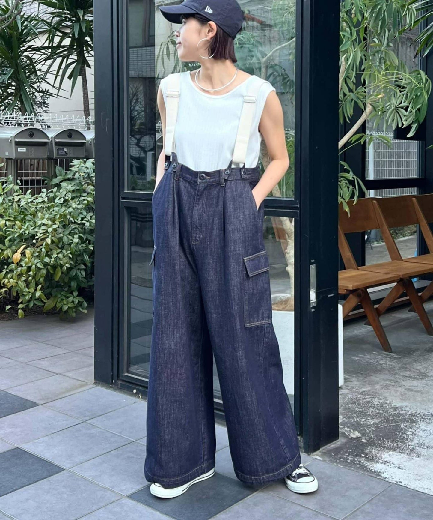 配色2WAY設計 背心