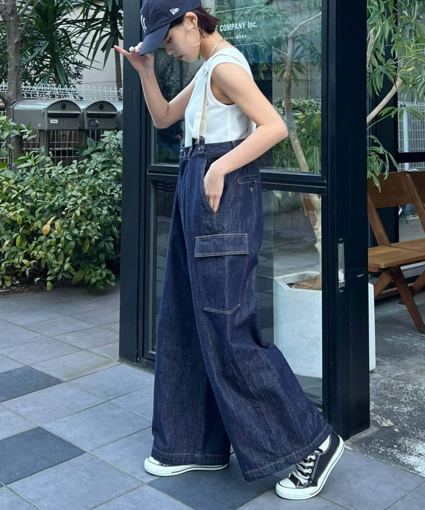 配色2WAY設計 背心