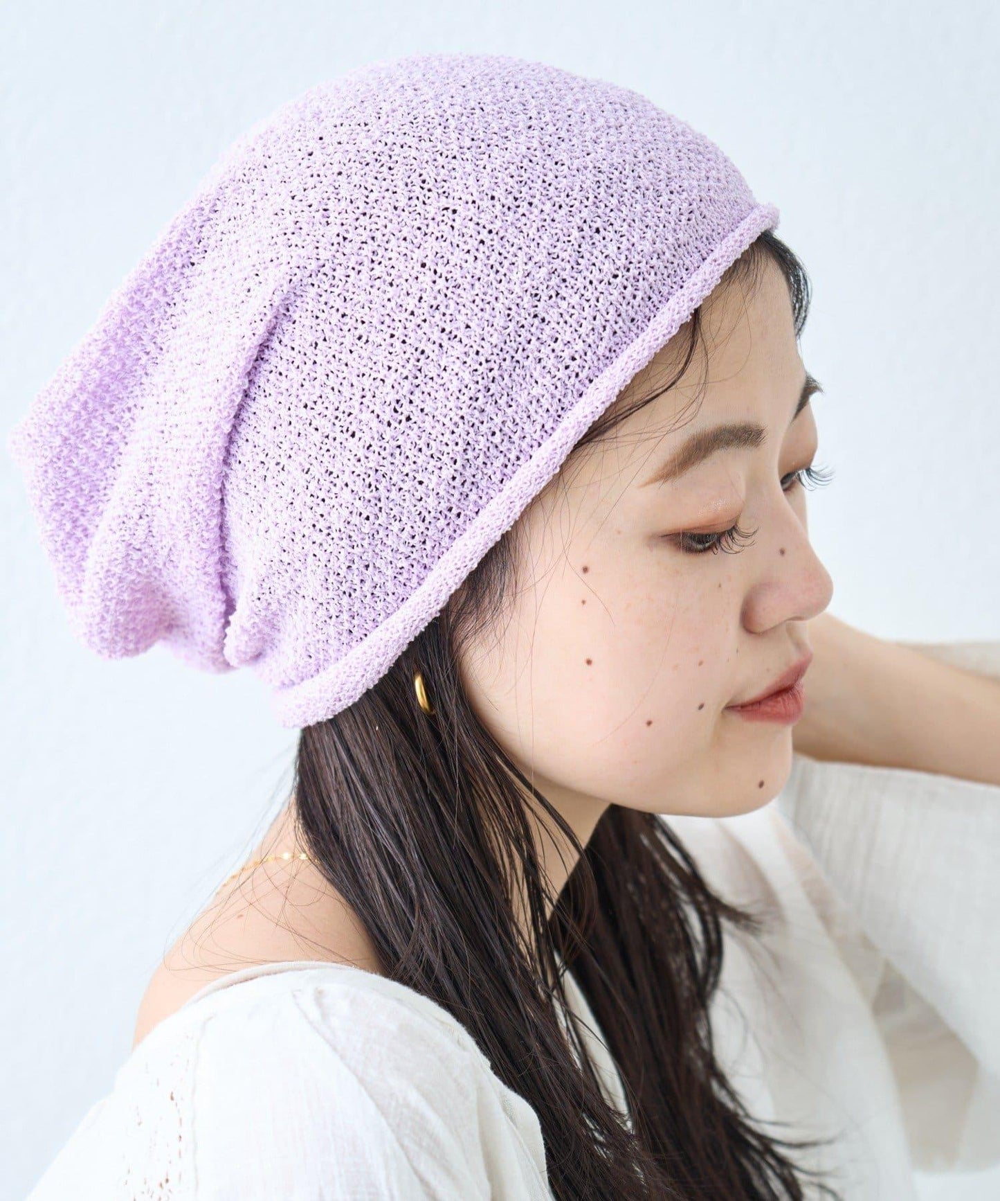 CIAOPANIC TYPY 褶飾網眼針織帽