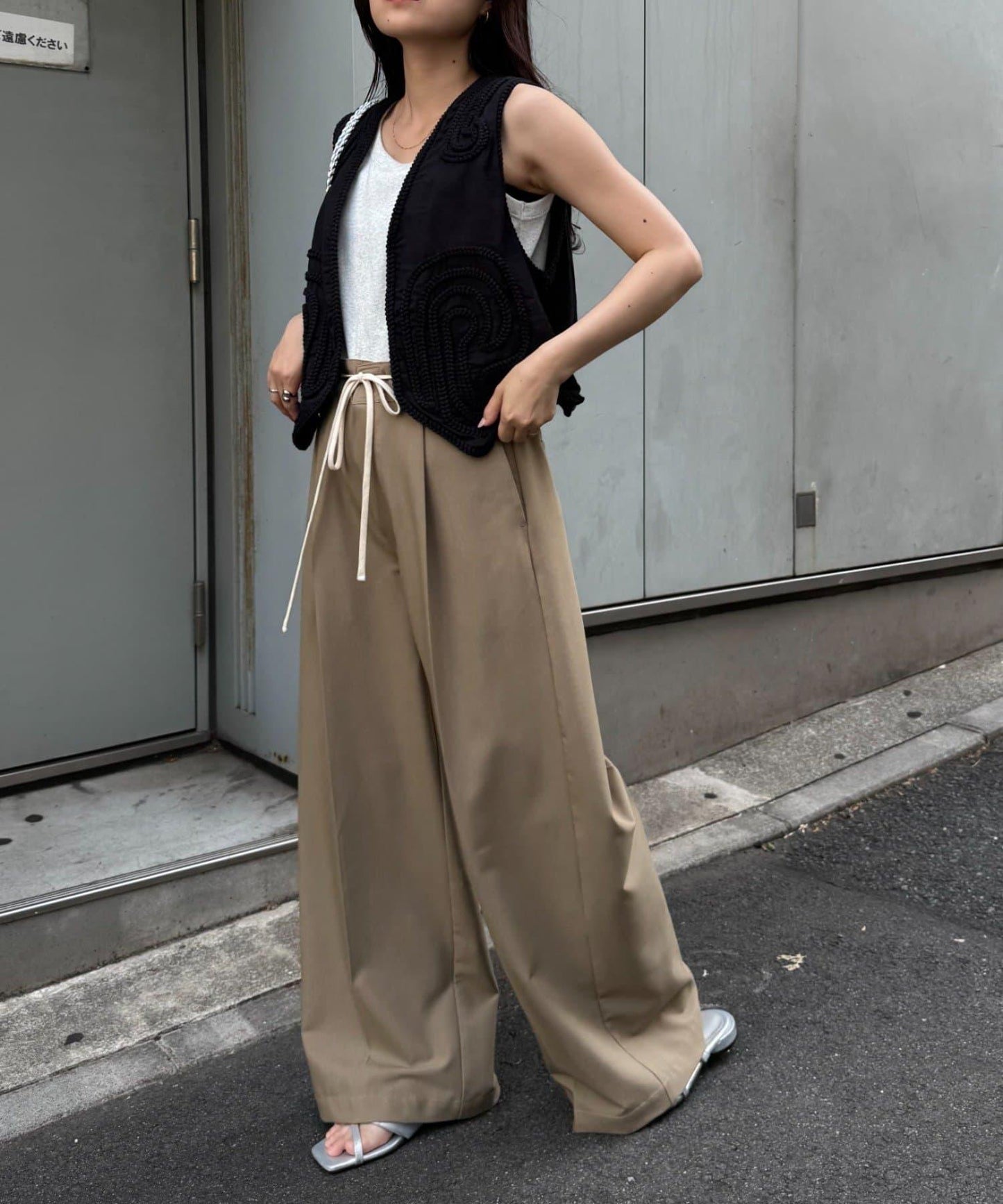 CIAOPANIC TYPY India 繩索刺繡馬甲