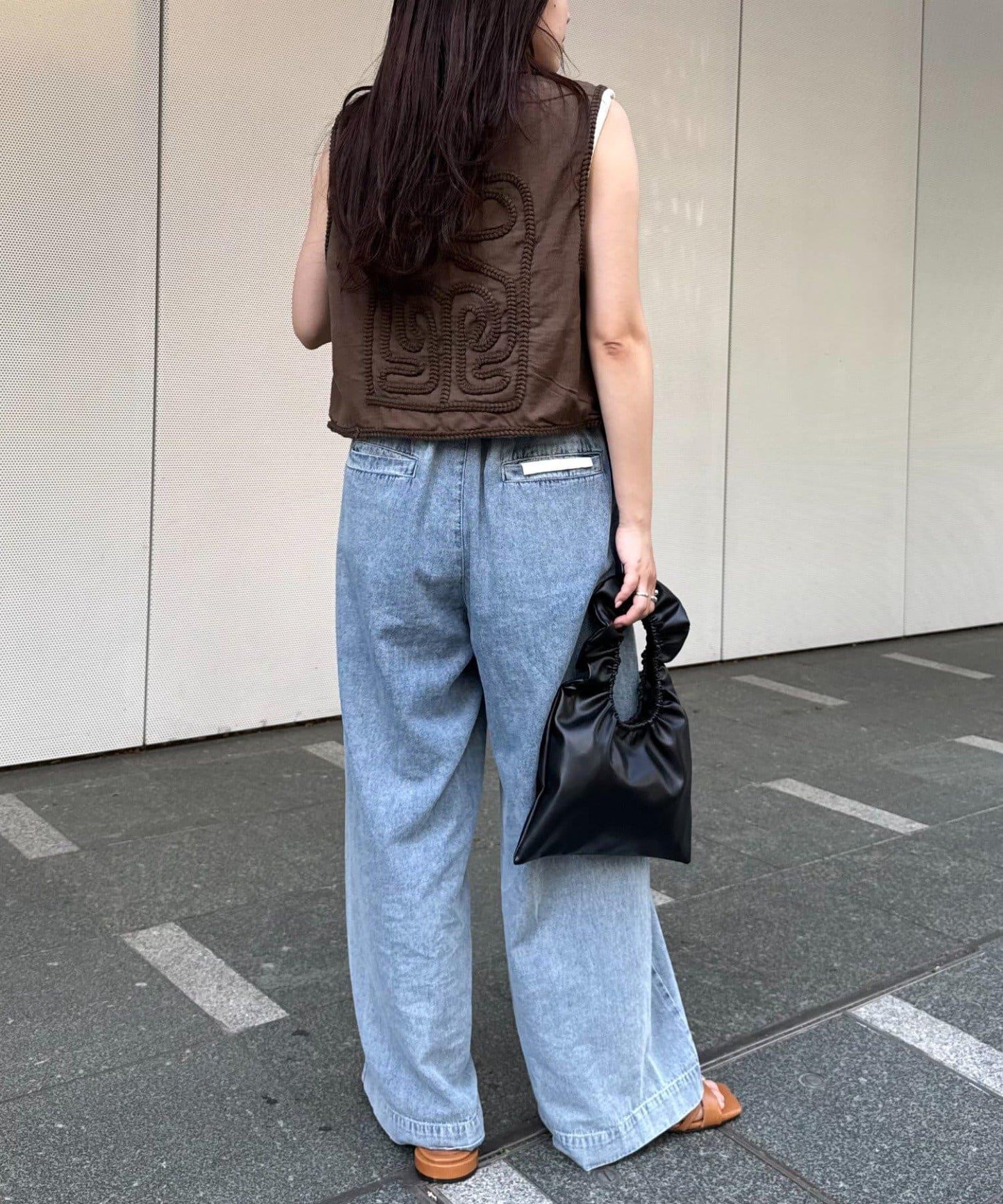 CIAOPANIC TYPY India 繩索刺繡馬甲