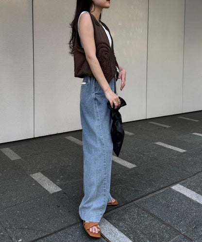 CIAOPANIC TYPY India 繩索刺繡馬甲