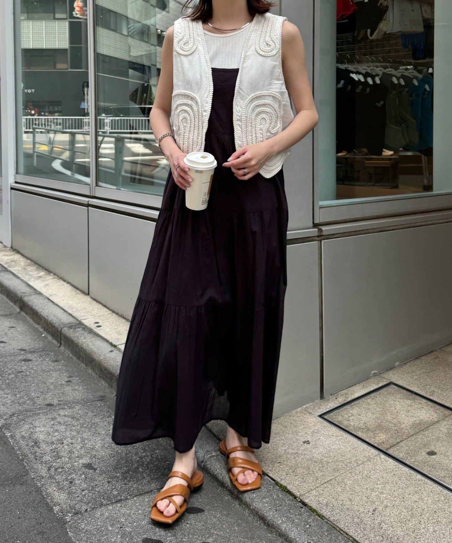 CIAOPANIC TYPY India 繩索刺繡馬甲