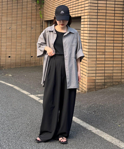 CIAOPANIC TYPY 中性提花刺繡蕾絲襯衫