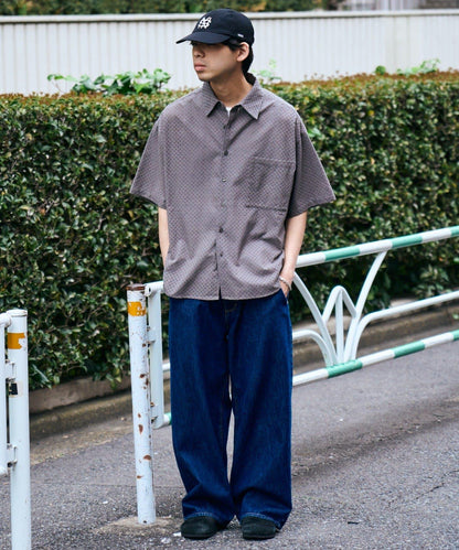 CIAOPANIC TYPY 中性提花刺繡蕾絲襯衫