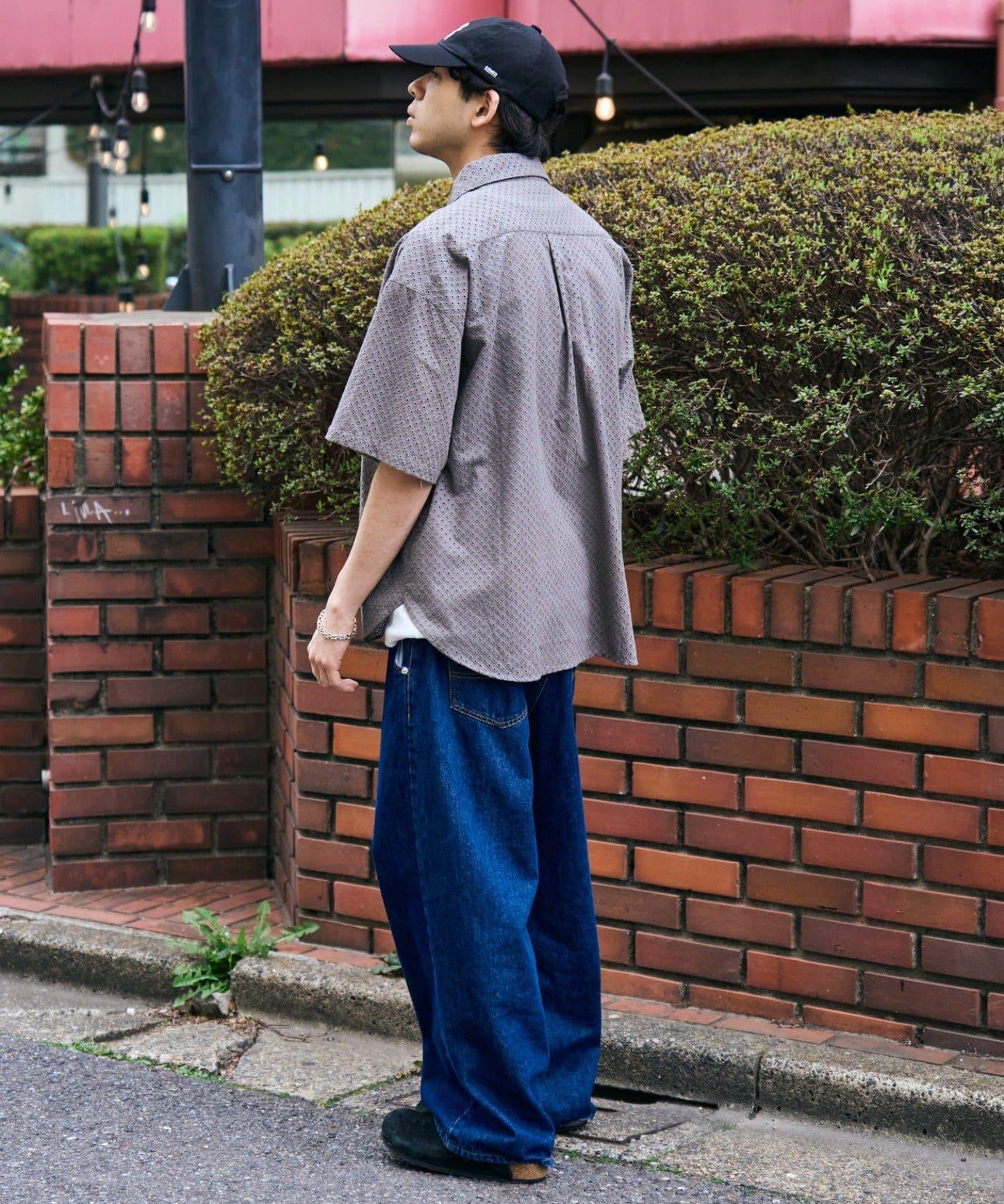 CIAOPANIC TYPY 中性提花刺繡蕾絲襯衫