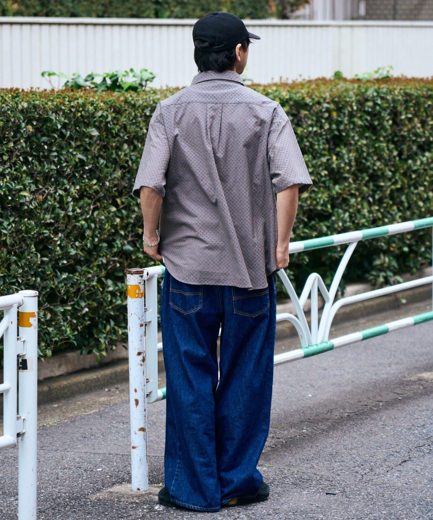 CIAOPANIC TYPY 中性提花刺繡蕾絲襯衫