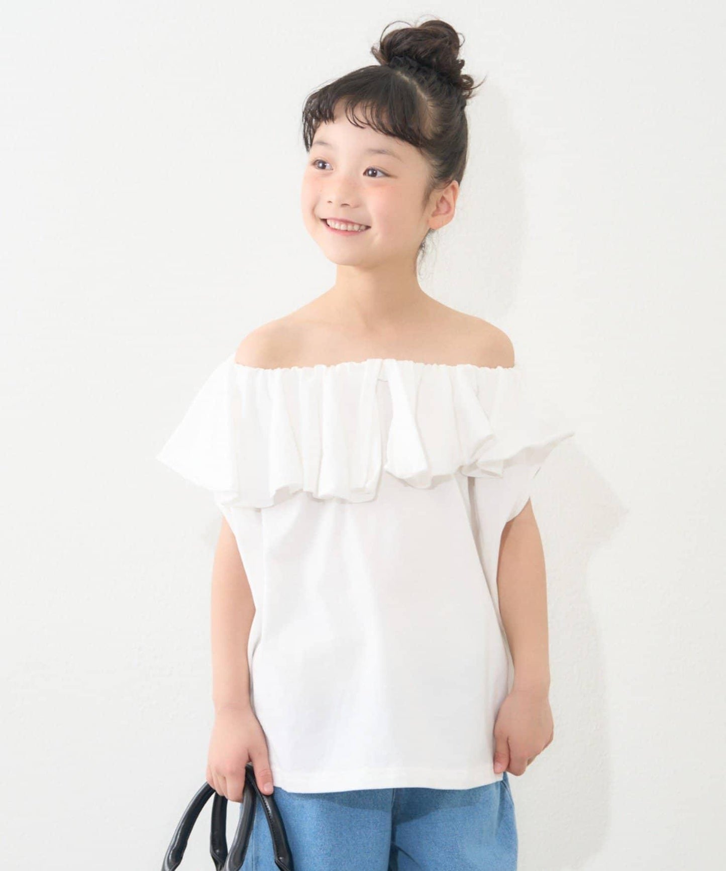 CIAOPANIC TYPY KIDS 荷葉邊蓬鬆褶皺上衣