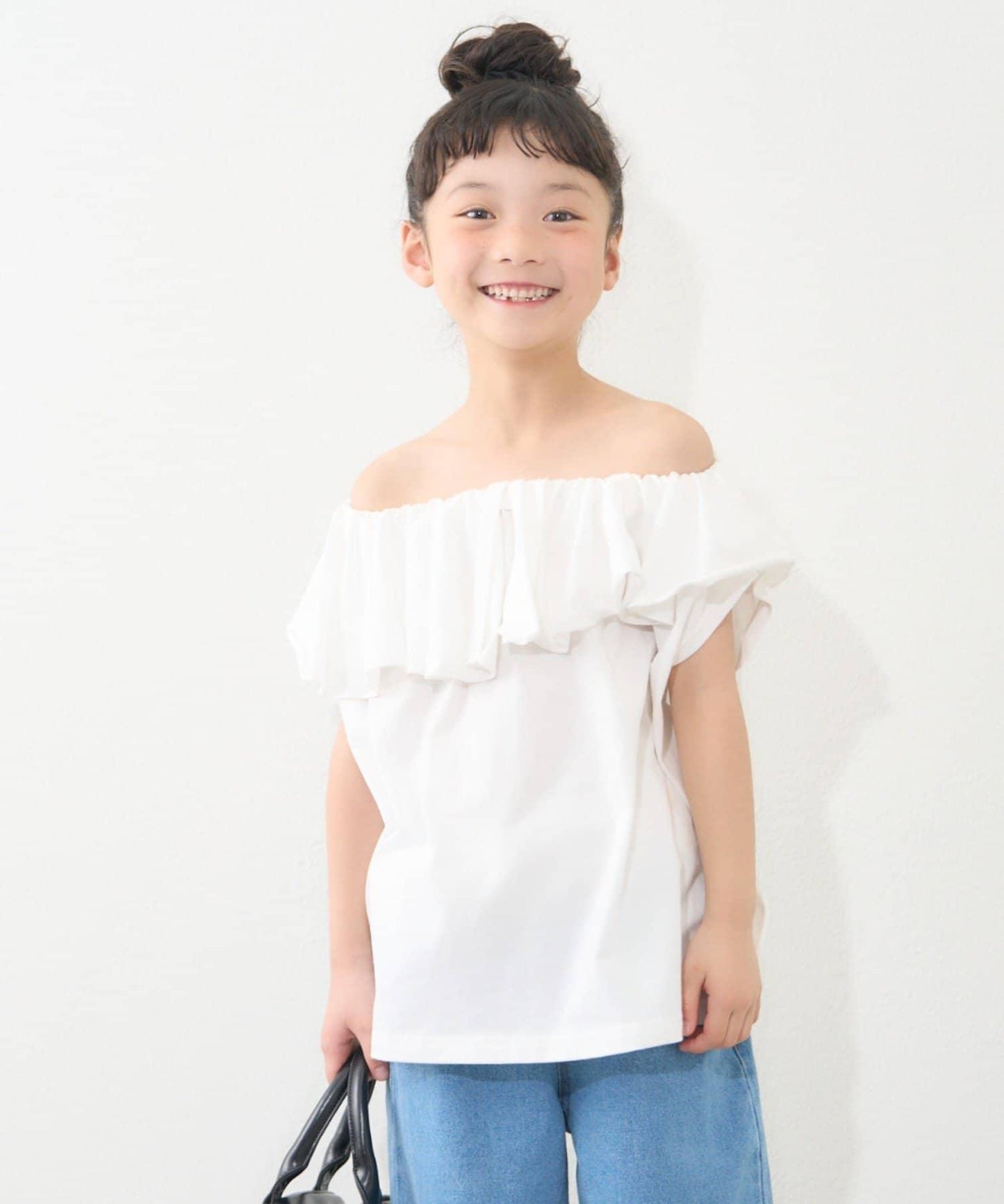 CIAOPANIC TYPY KIDS 荷葉邊蓬鬆褶皺上衣