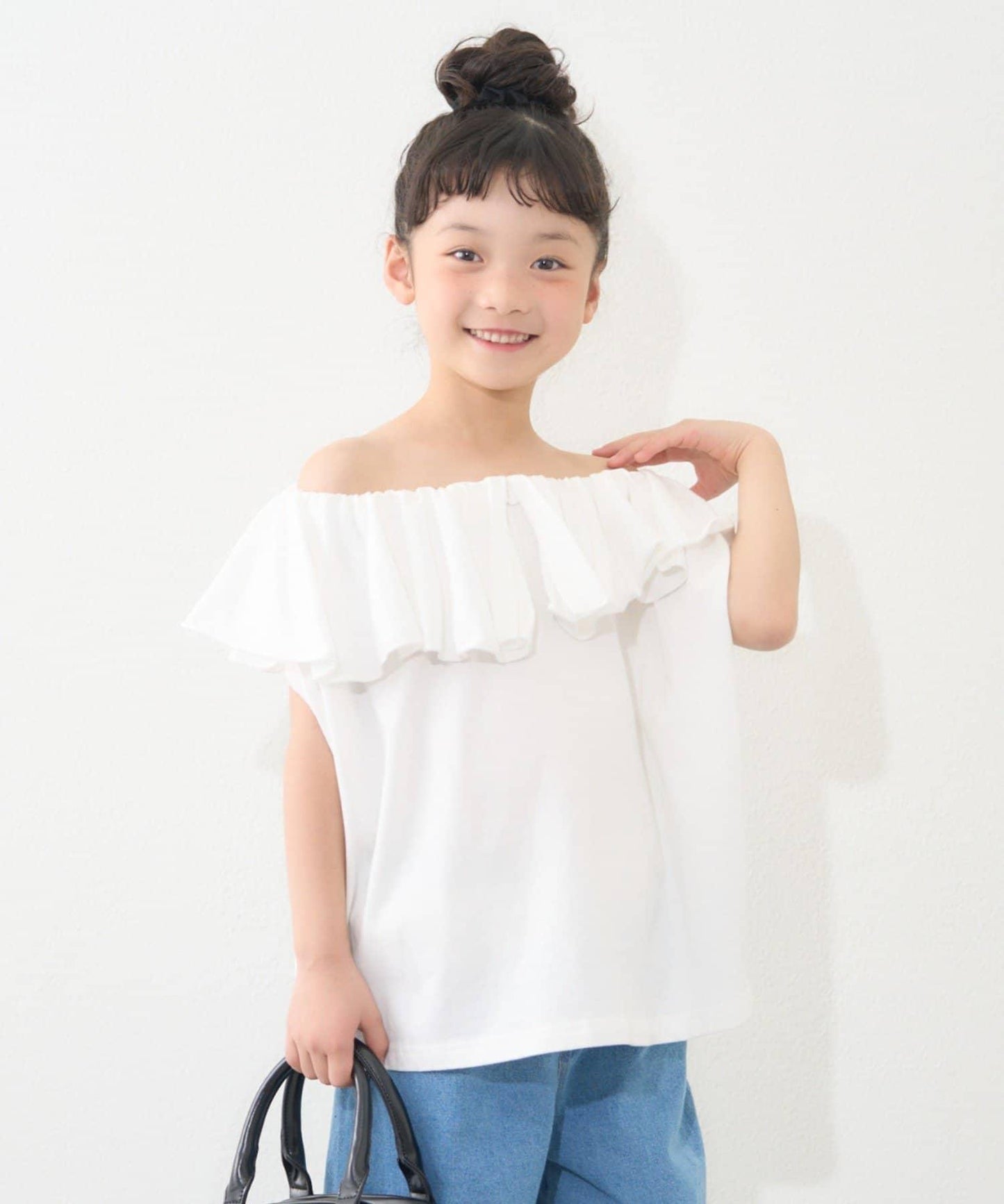 CIAOPANIC TYPY KIDS 荷葉邊蓬鬆褶皺上衣