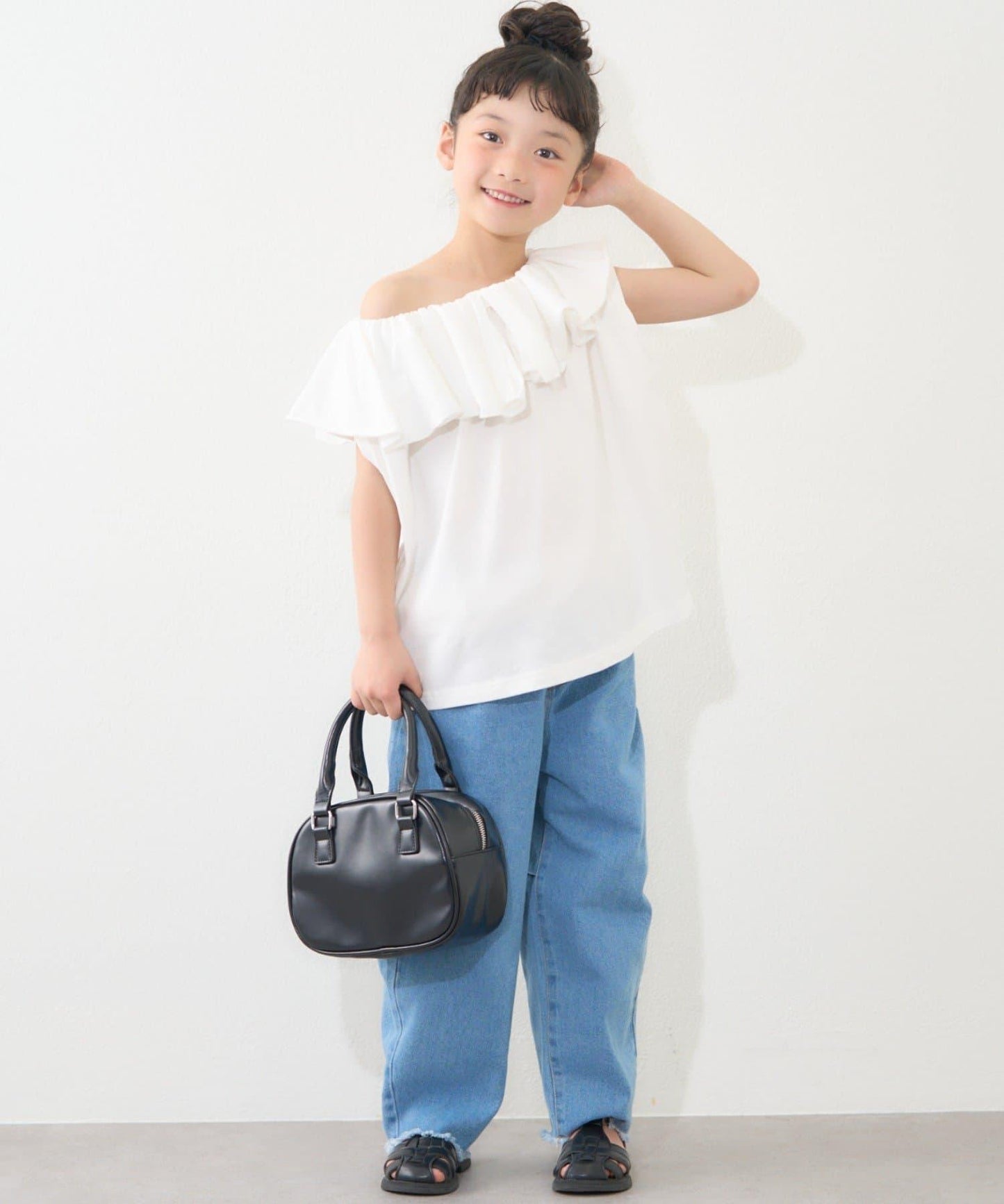 CIAOPANIC TYPY KIDS 荷葉邊蓬鬆褶皺上衣