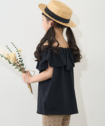 CIAOPANIC TYPY KIDS 荷葉邊蓬鬆褶皺上衣