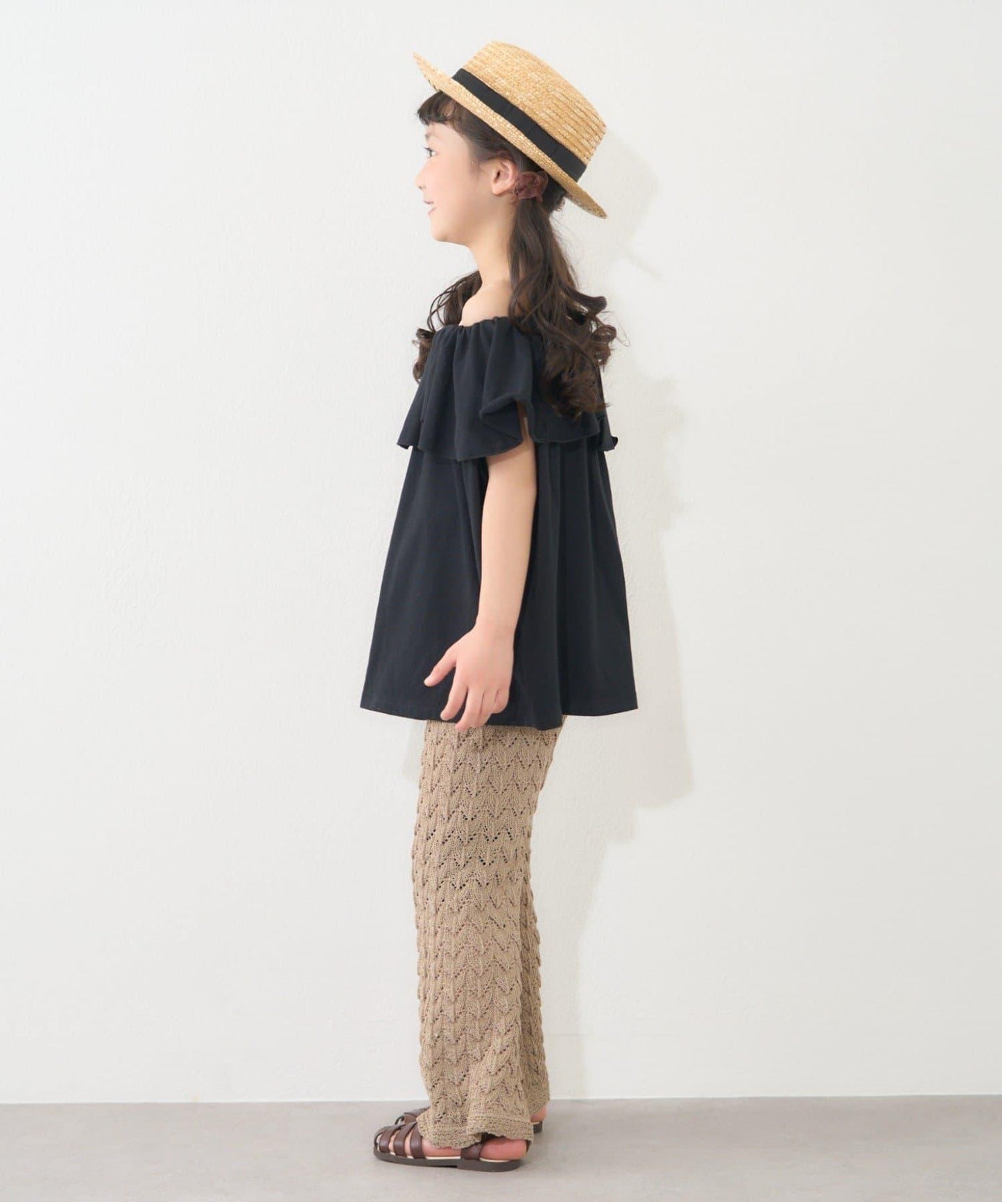 CIAOPANIC TYPY KIDS 荷葉邊蓬鬆褶皺上衣