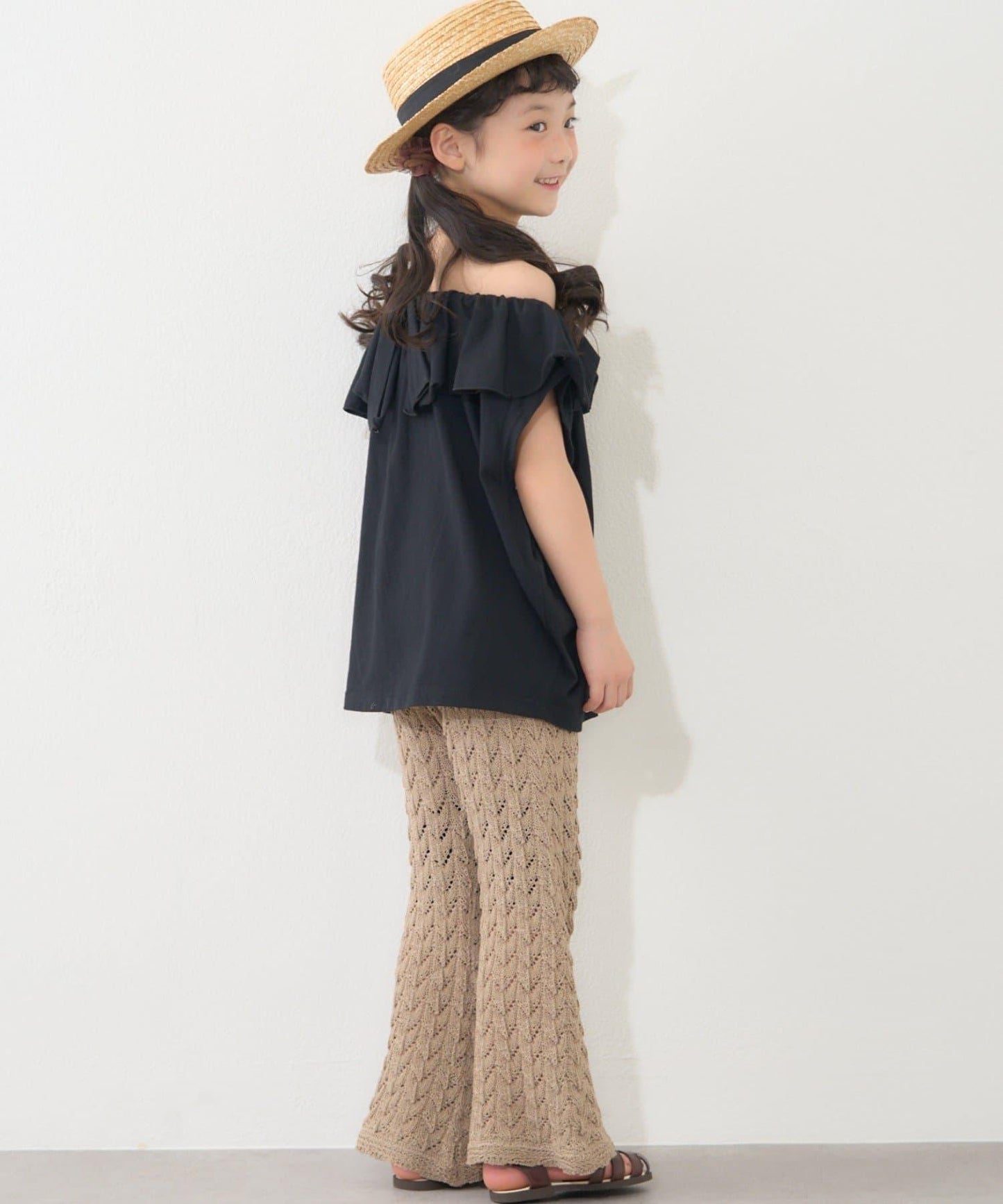 CIAOPANIC TYPY KIDS 荷葉邊蓬鬆褶皺上衣