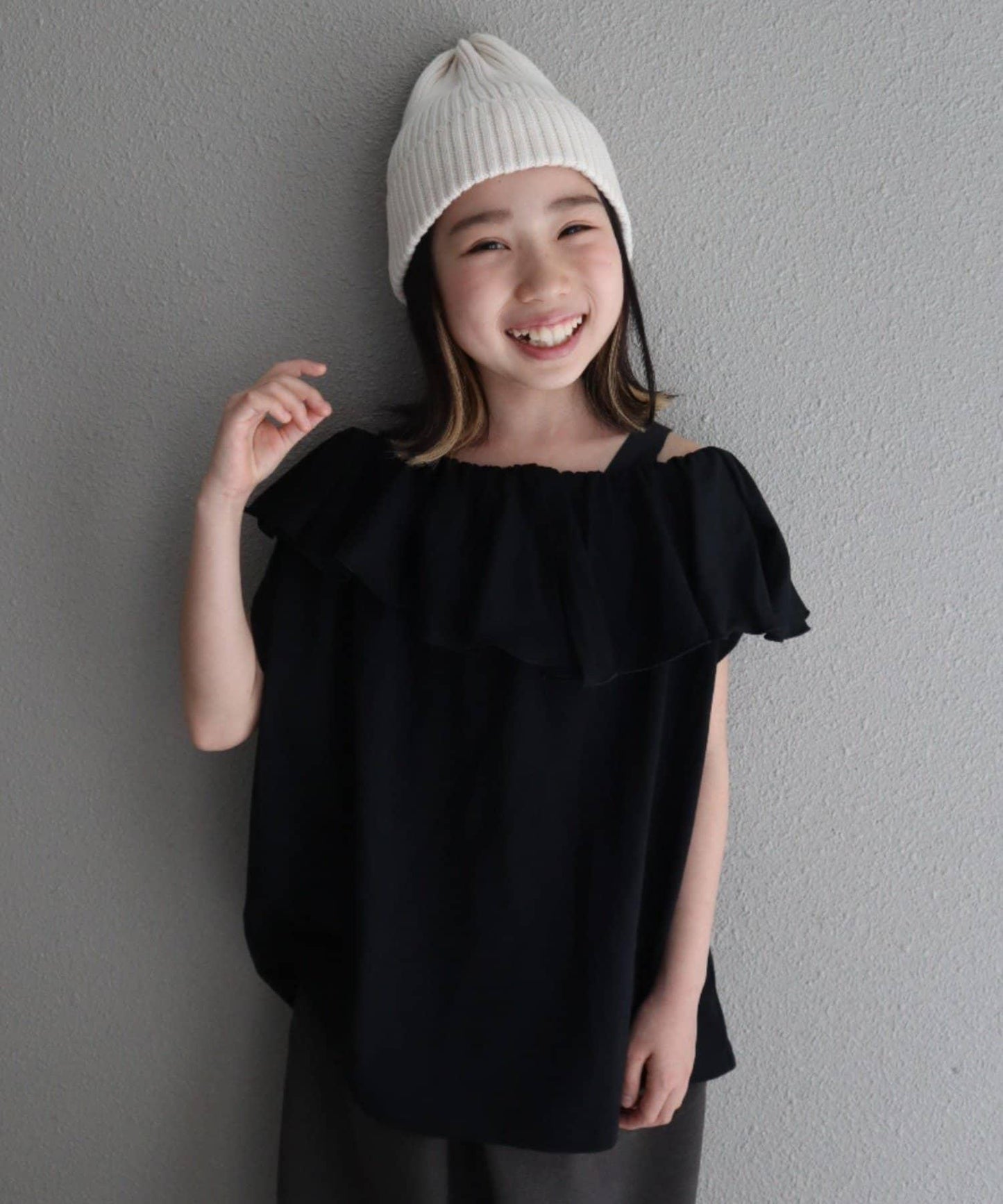 CIAOPANIC TYPY KIDS 荷葉邊蓬鬆褶皺上衣