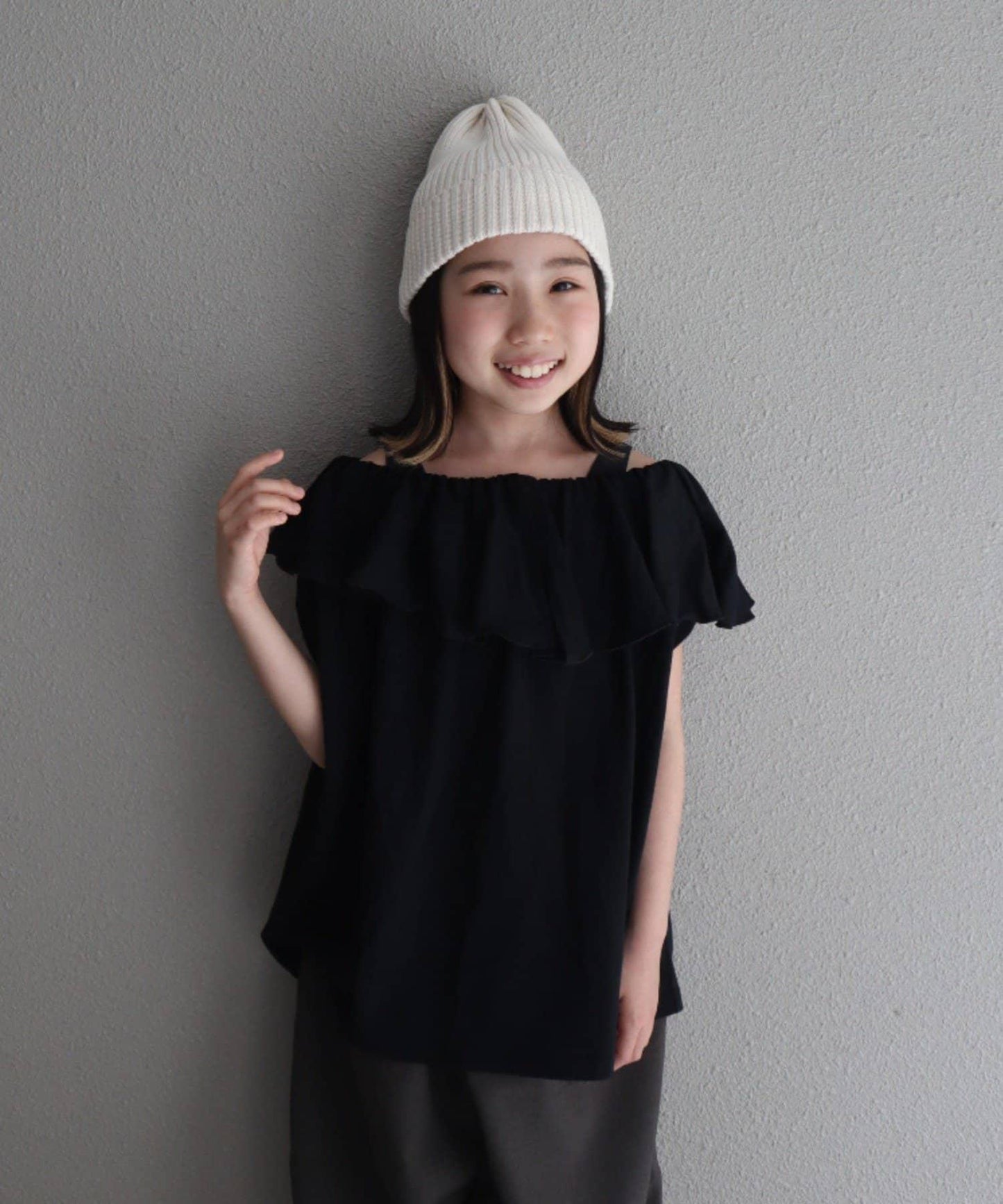 CIAOPANIC TYPY KIDS 荷葉邊蓬鬆褶皺上衣