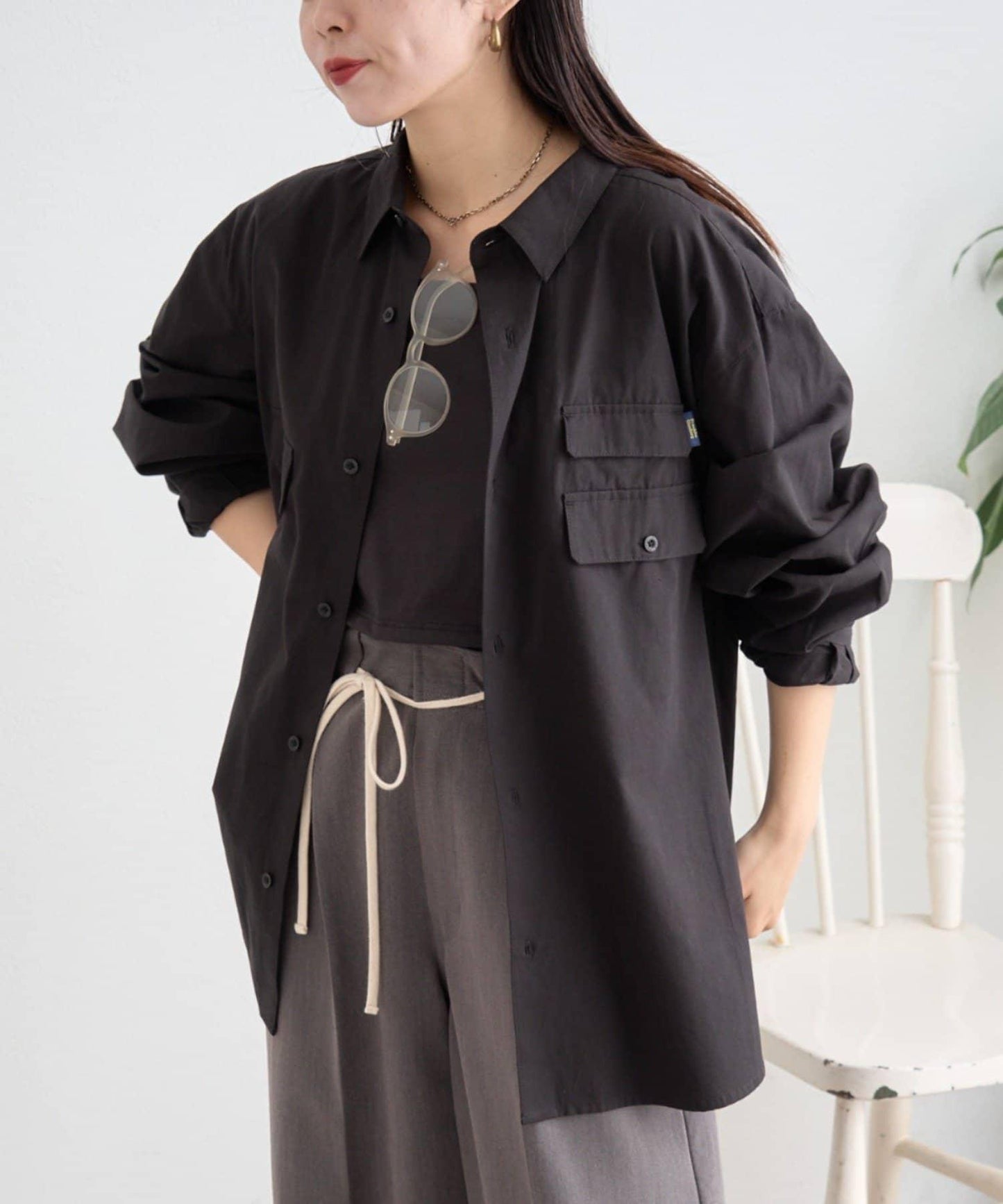 CIAOPANIC TYPY 戶外風長袖襯衫