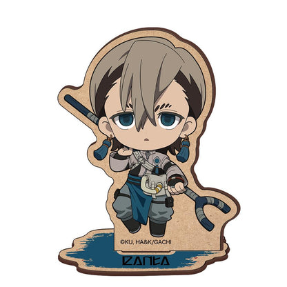 ガチアクタ 的中文通用譯名為 **《廢棄物語》**。 最終商品名如下： ガチアクタ（廢棄物語） 木製角色立牌 迷你角色 ザンカ