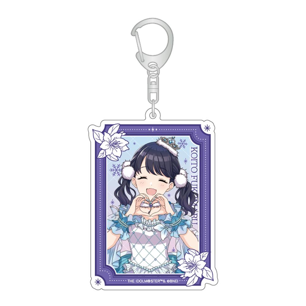アイドルマスター シャイニーカラーズ（偶像大師 閃耀色彩） 福丸小糸 亞克力鑰匙扣 スノーマジックver.