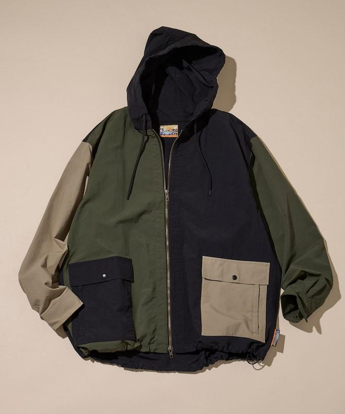 拉鍊連帽 再生尼龍 夾克