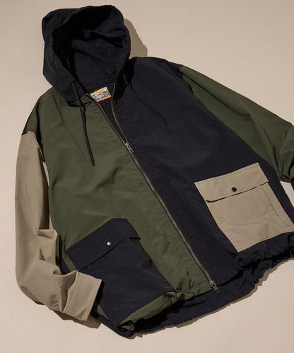 拉鍊連帽 再生尼龍 夾克