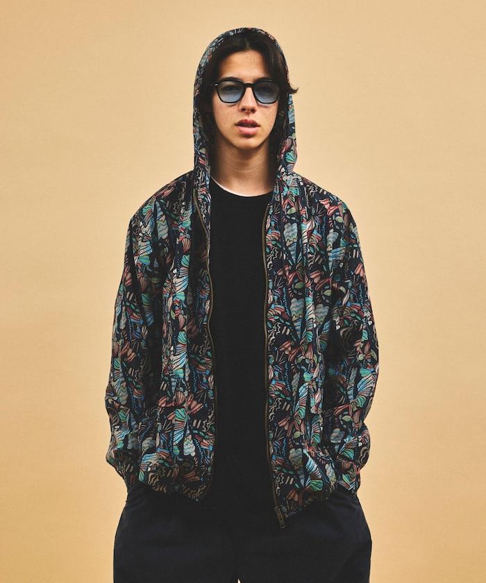 拉鍊連帽 再生尼龍 夾克