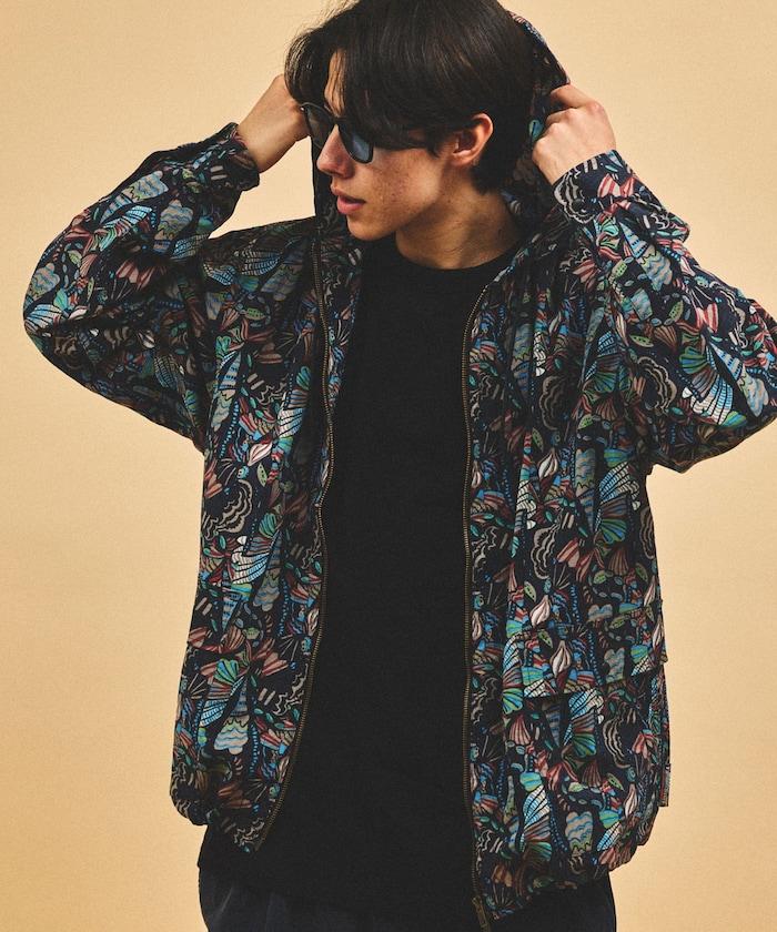 拉鍊連帽 再生尼龍 夾克